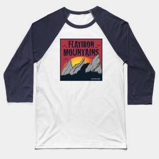 Flatiron Mountains Baseball T-Shirt